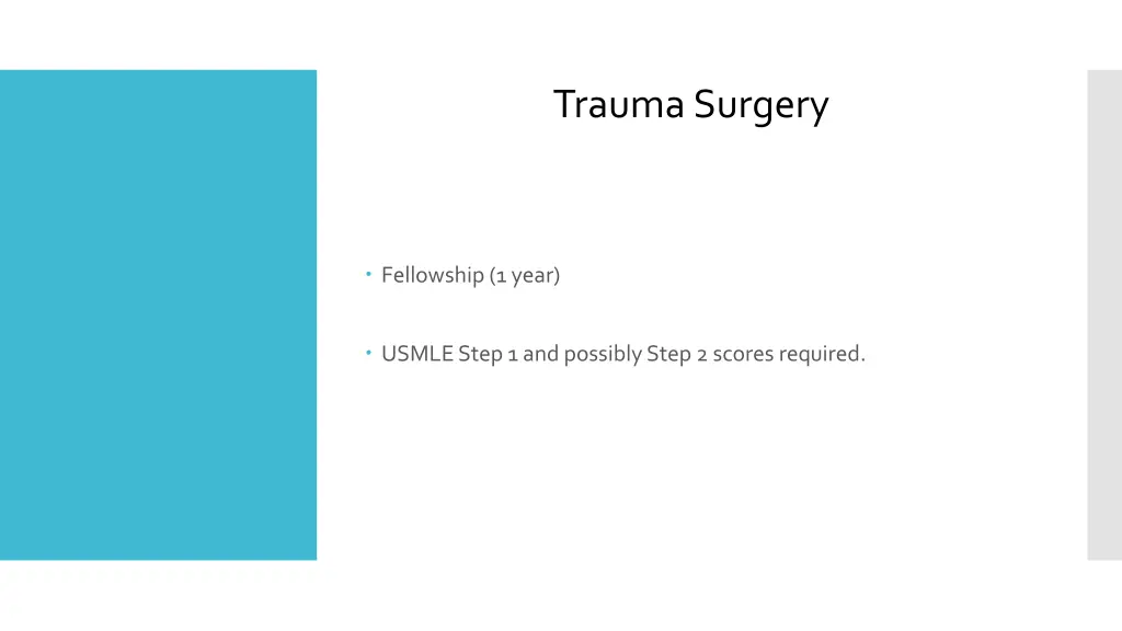 trauma surgery