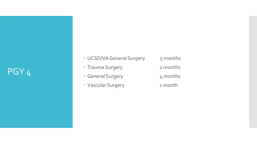 ucsd va general surgery 5 months