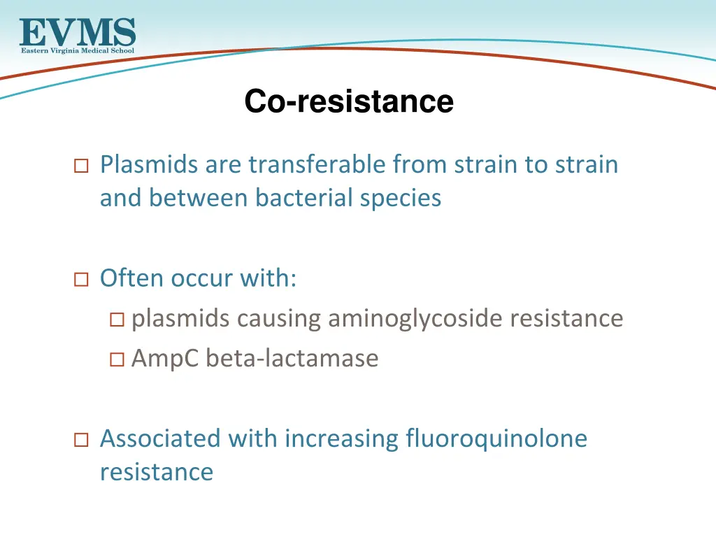 co resistance