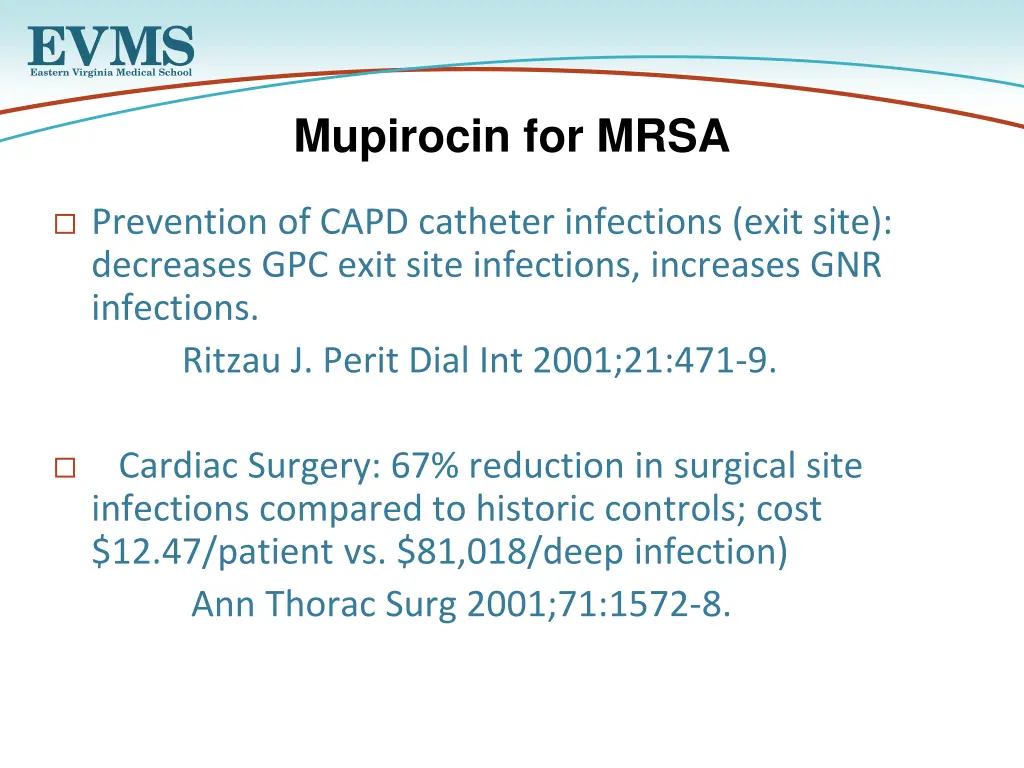 mupirocin for mrsa