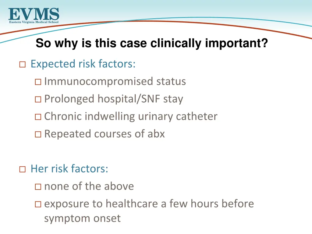 so why is this case clinically important