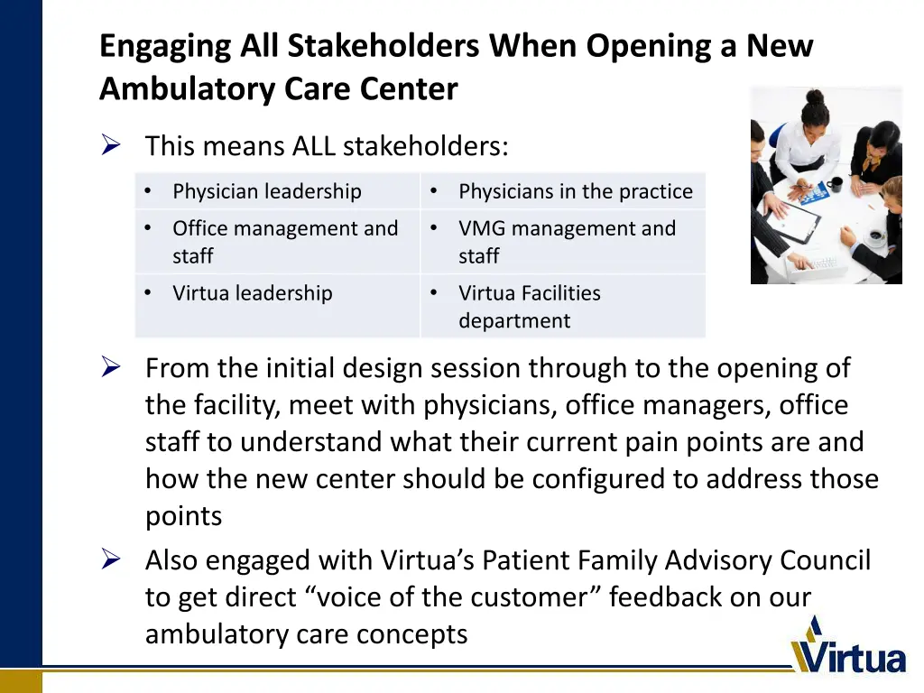 engaging all stakeholders when opening