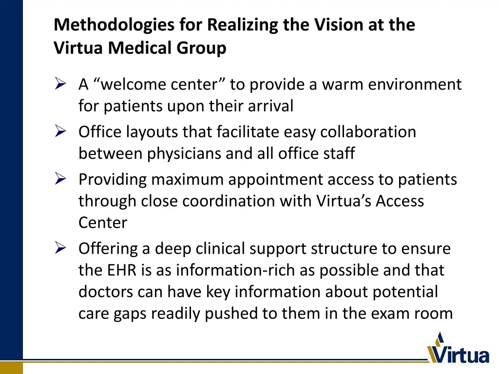 methodologies for realizing the vision 1