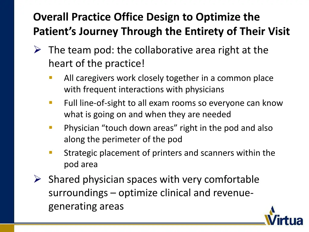 overall practice office design to optimize 2