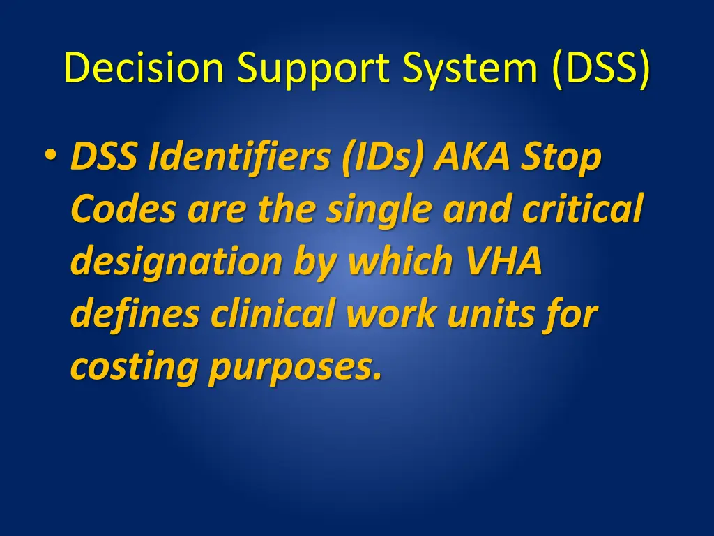 decision support system dss