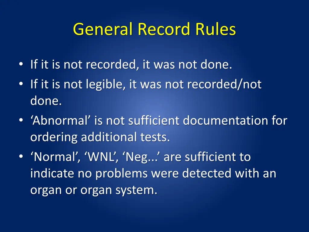 general record rules 1