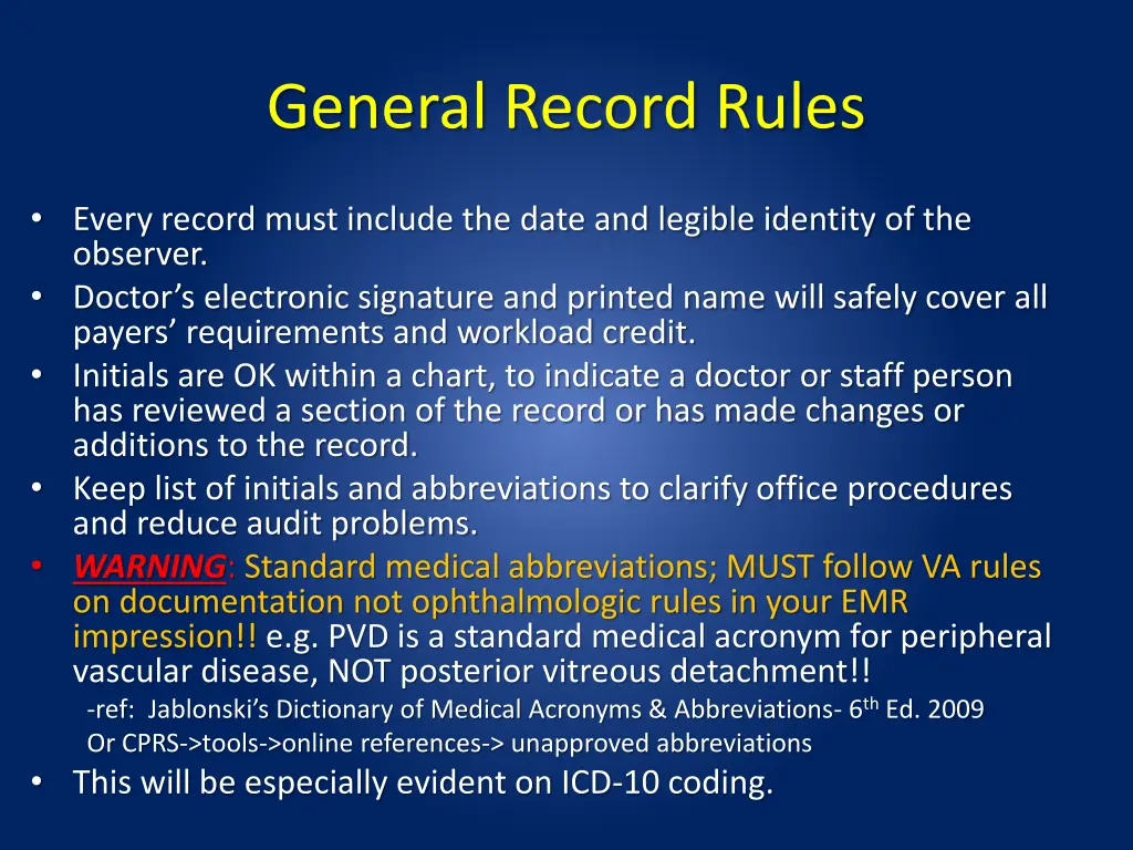 general record rules 2