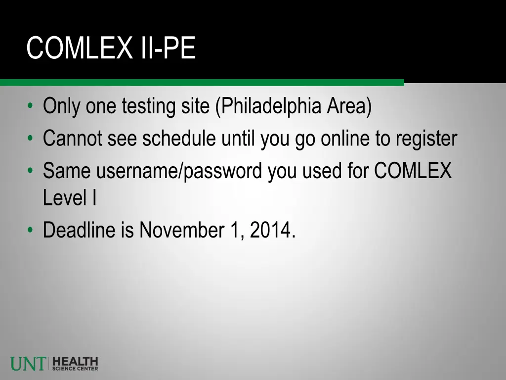 comlex ii pe