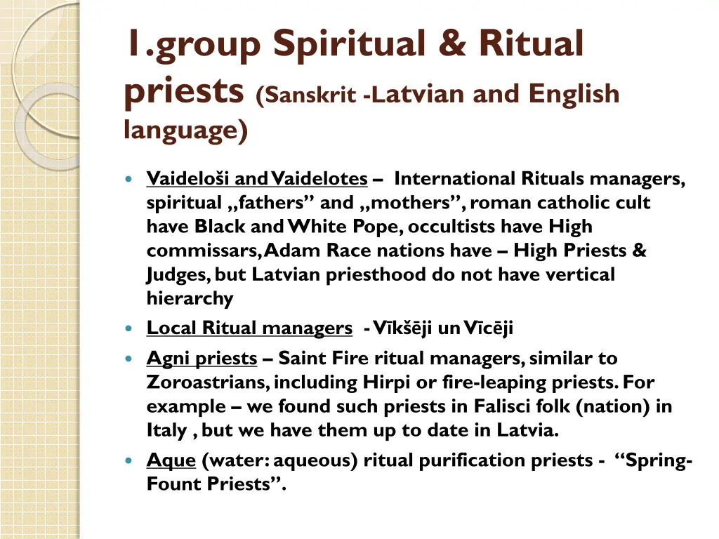 1 group spiritual ritual priests sanskrit