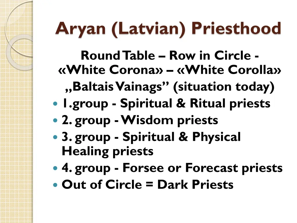 aryan latvian priesthood