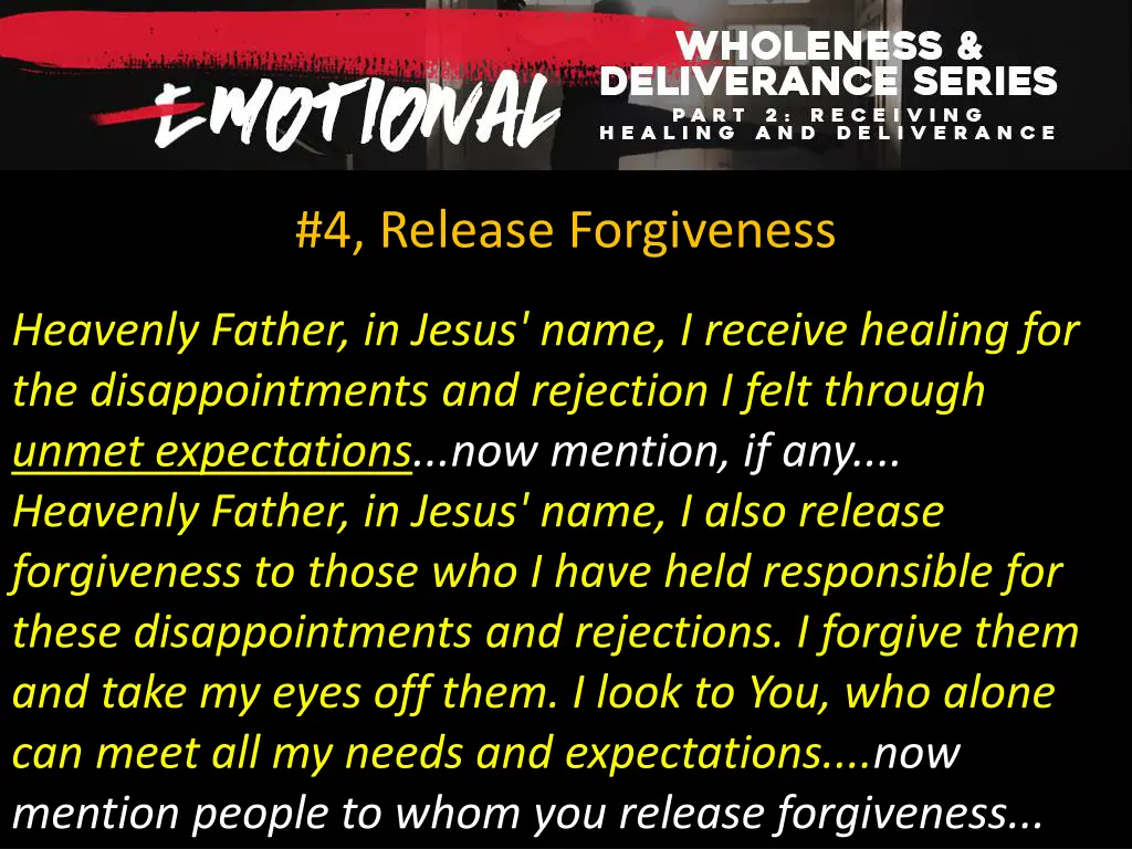 4 release forgiveness 1