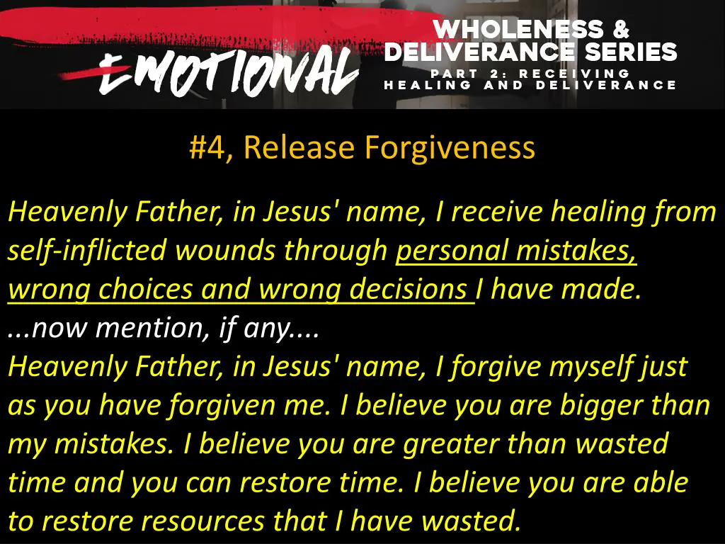 4 release forgiveness 2