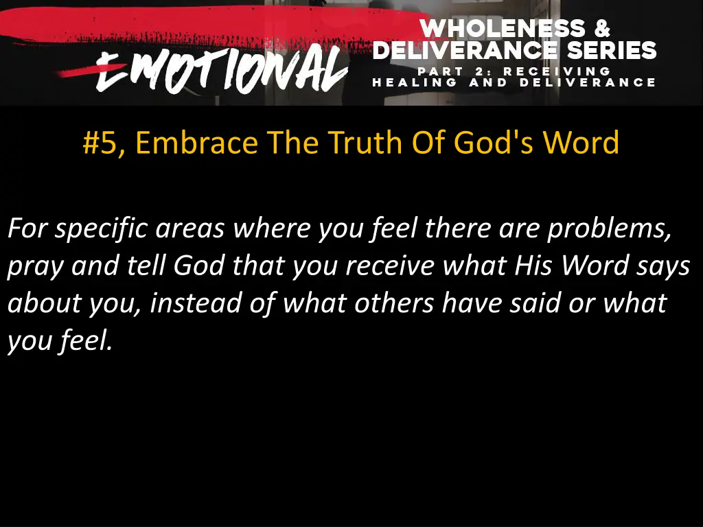 5 embrace the truth of god s word