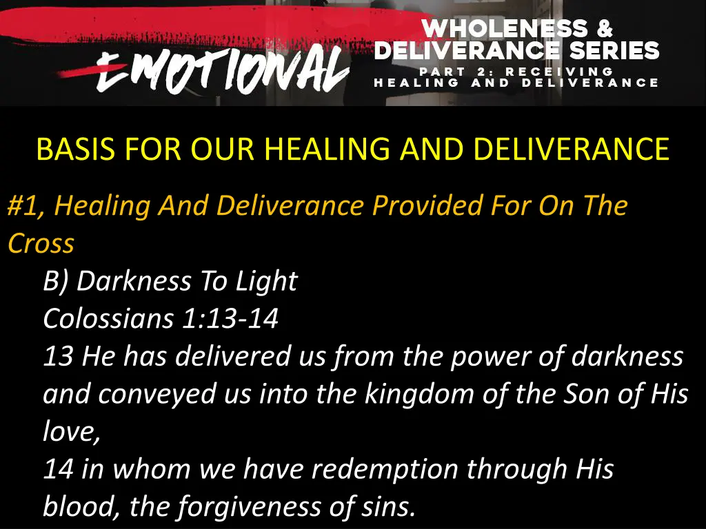 basis for our healing and deliverance 3