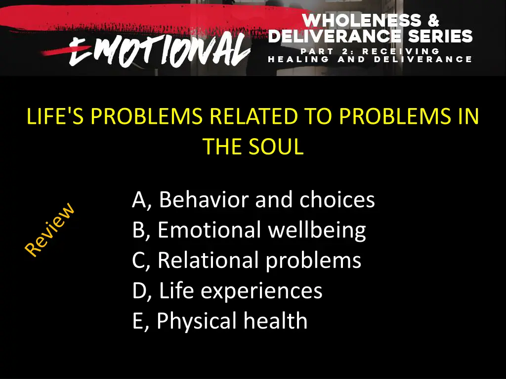 life s problems related to problems in the soul