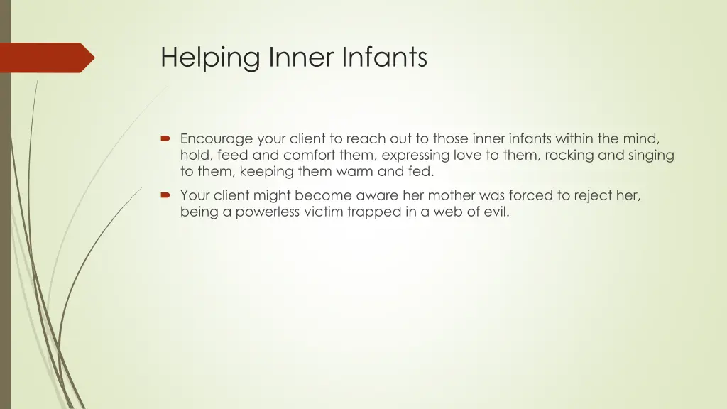 helping inner infants