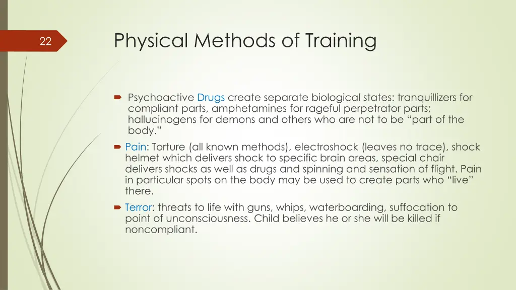 physical methods of training