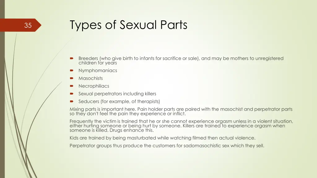 types of sexual parts