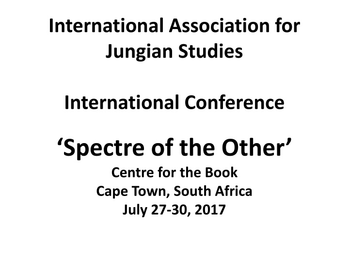 international association for jungian studies