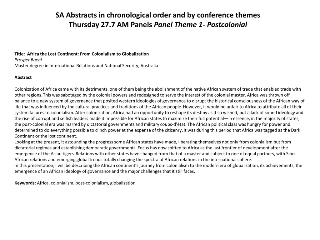 sa abstracts in chronological order 3