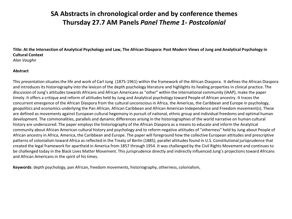 sa abstracts in chronological order 4