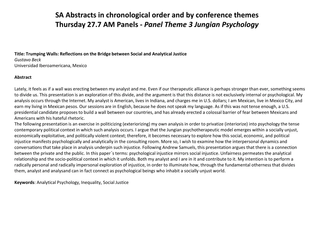 sa abstracts in chronological order 7