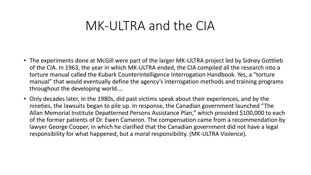 mk ultra and the cia