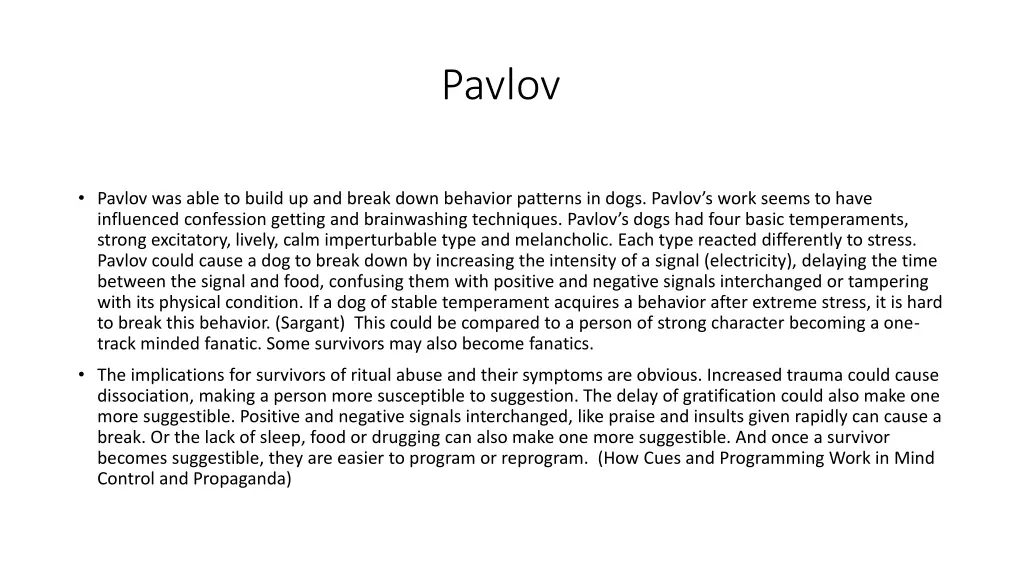 pavlov