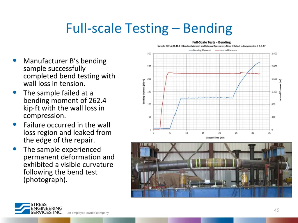 full scale testing bending 2