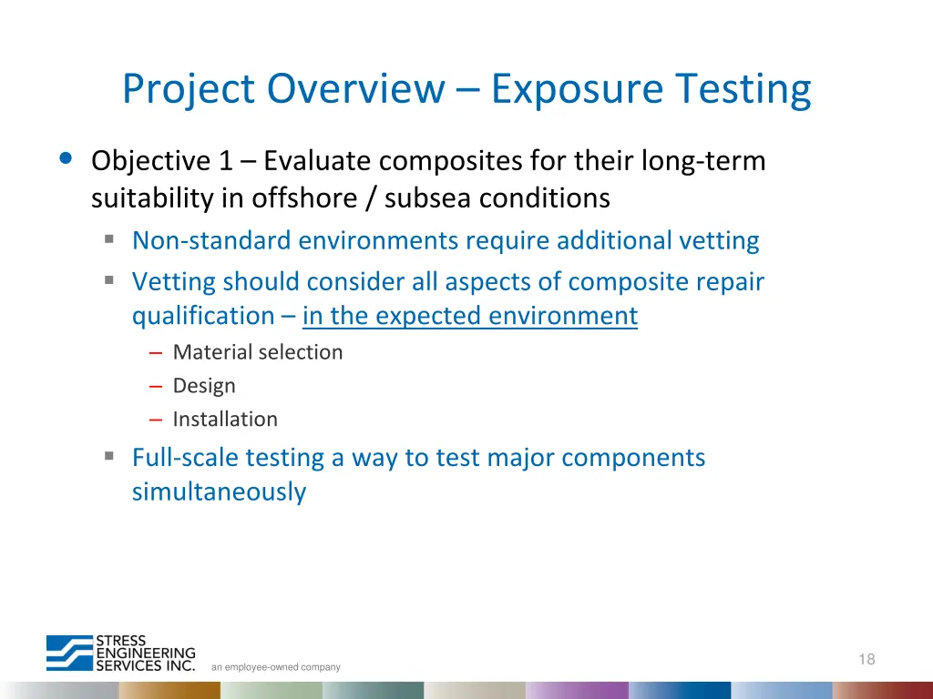 project overview exposure testing