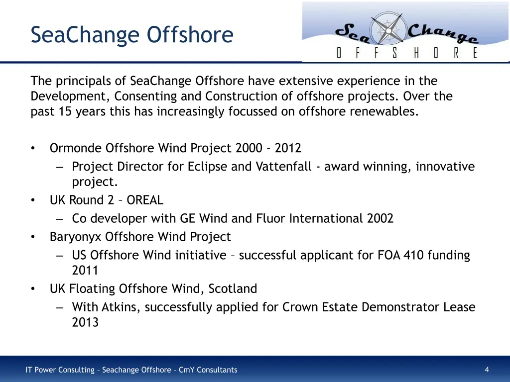 seachange offshore