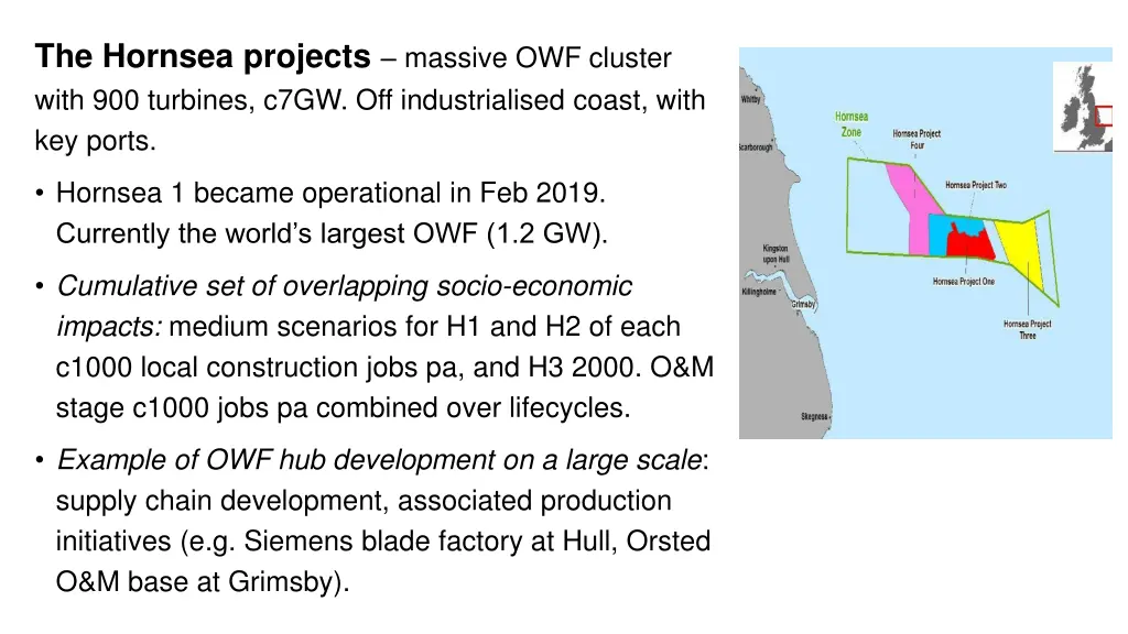 the hornsea projects massive owf cluster with