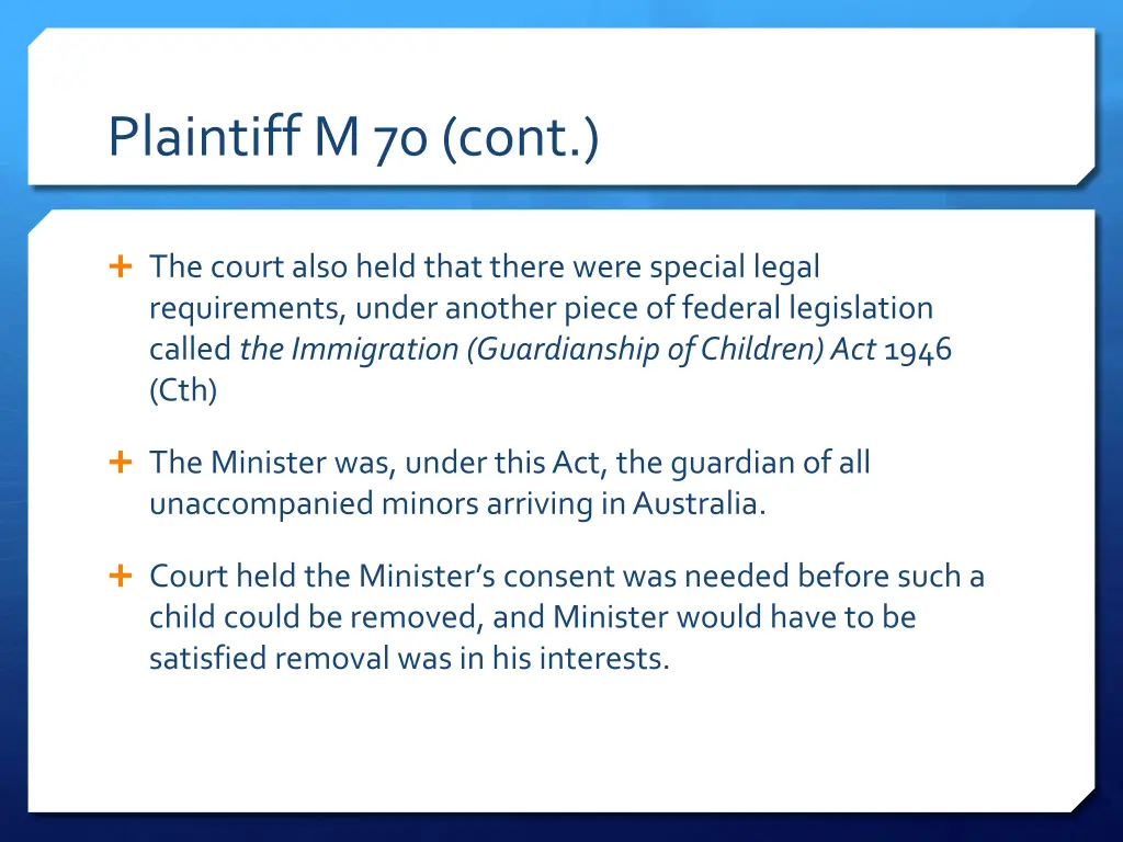 plaintiff m 70 cont 2