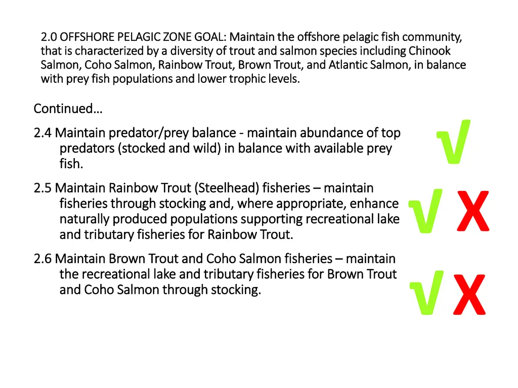 2 0 offshore pelagic zone goal maintain 1