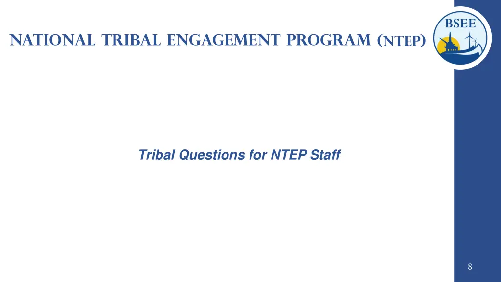 national tribal engagement program ntep 1