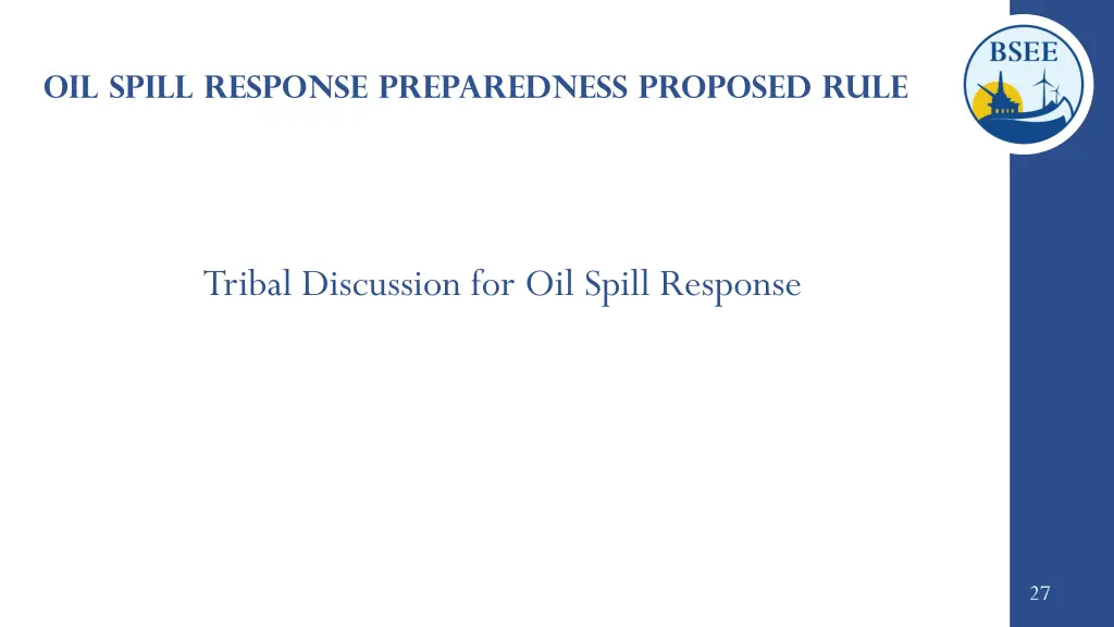 oil spill response preparedness proposed rule