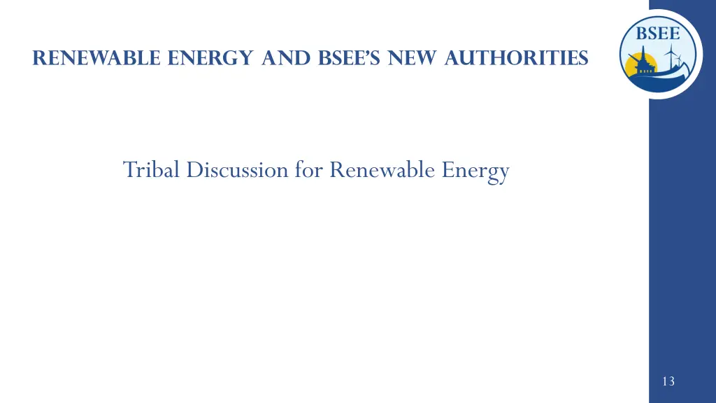 renewable energy and bsee s new authorities 1