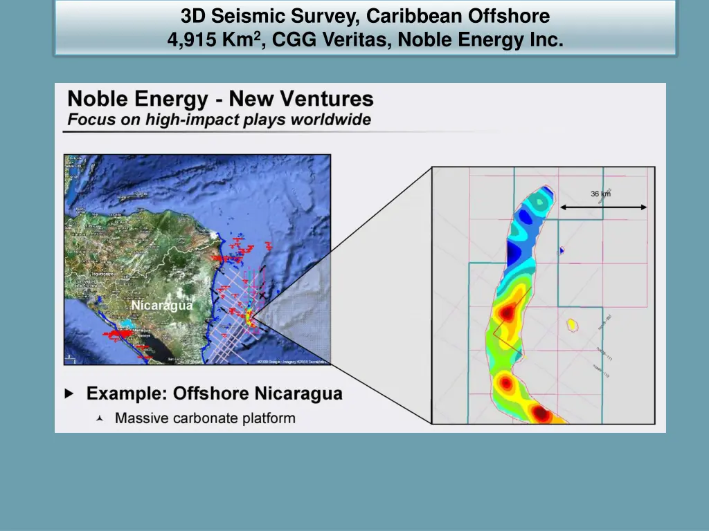 3d seismic survey caribbean offshore