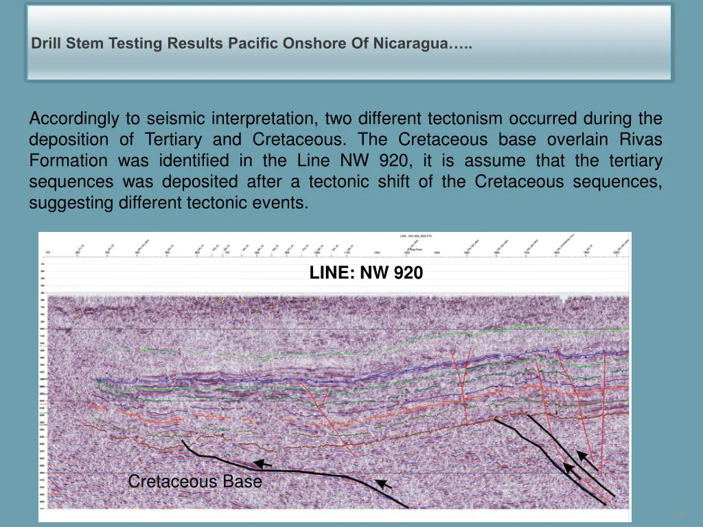 drill stem testing results pacific onshore 1