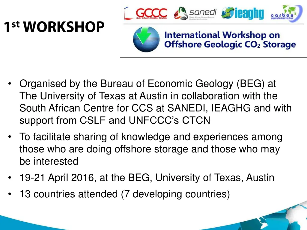 organised by the bureau of economic geology