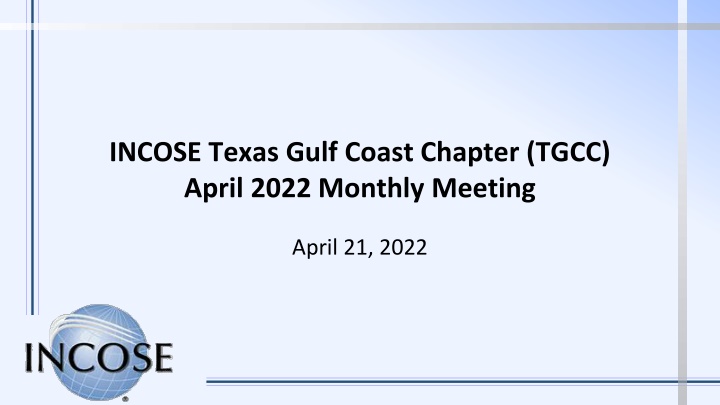 incose texas gulf coast chapter tgcc april 2022