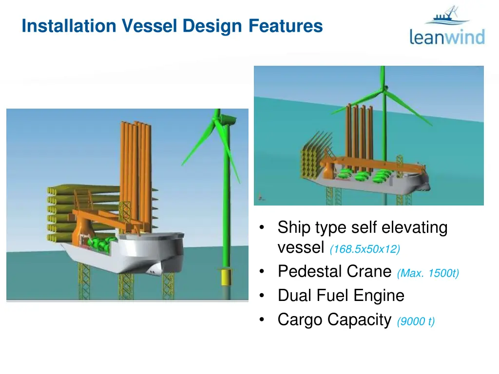 installation vessel design features