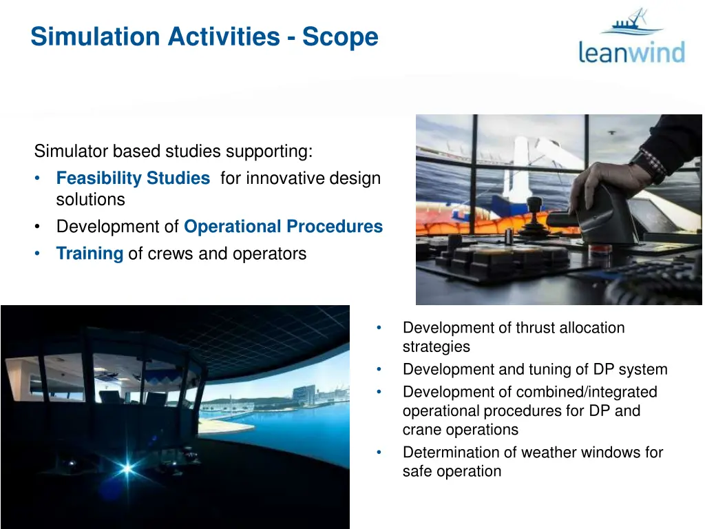 simulation activities scope