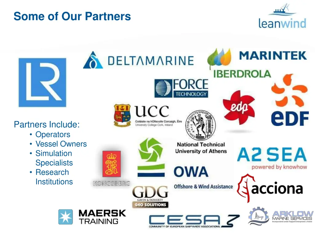 some of our partners