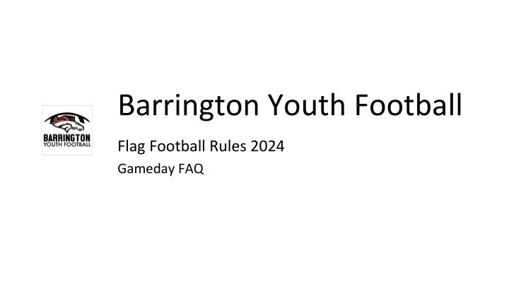 barrington youth football