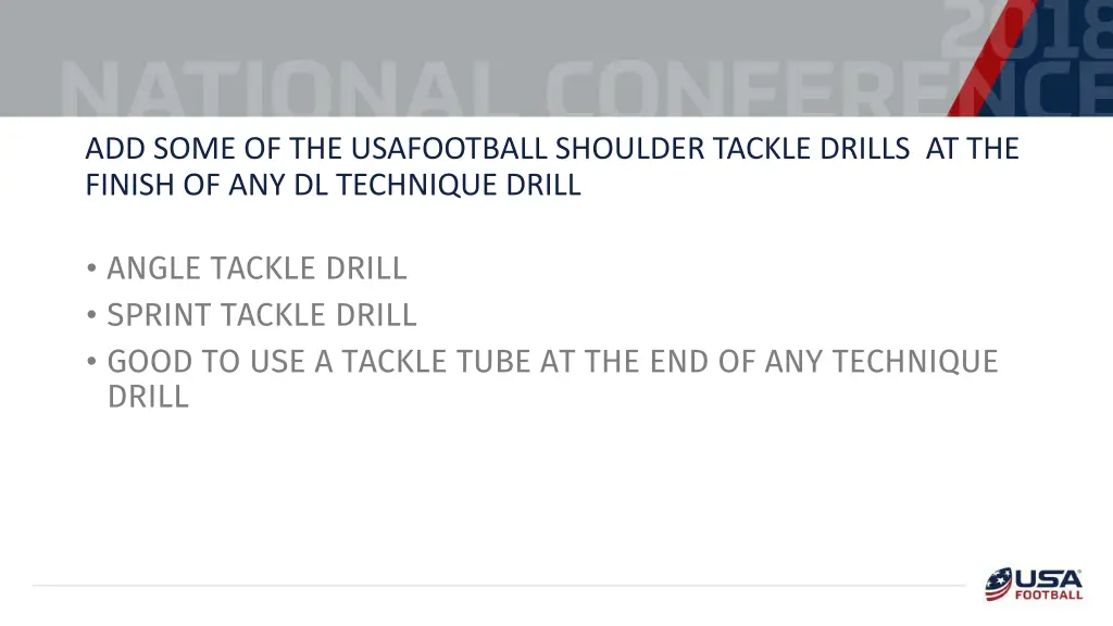 add some of the usafootball shoulder tackle