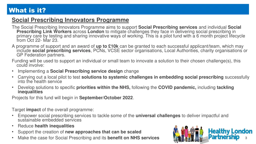 what is it social prescribing innovators