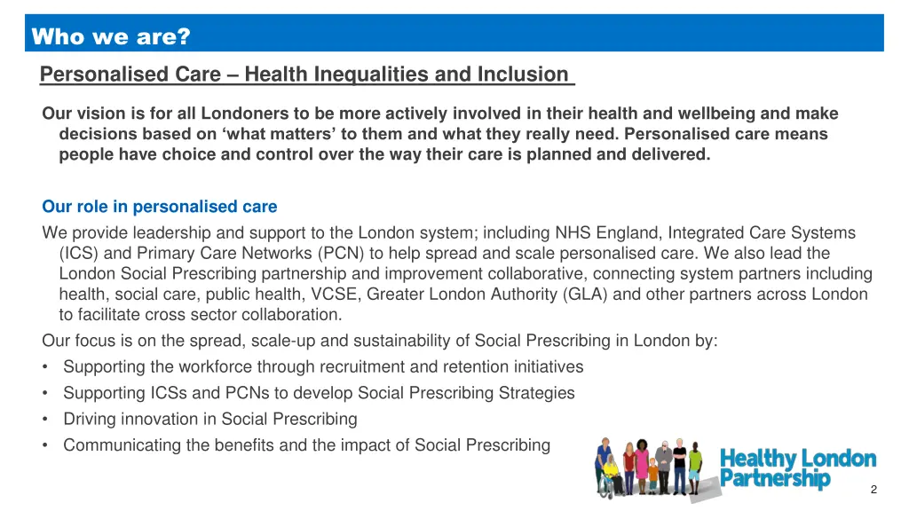 who we are personalised care health inequalities