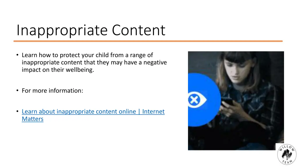 inappropriate content