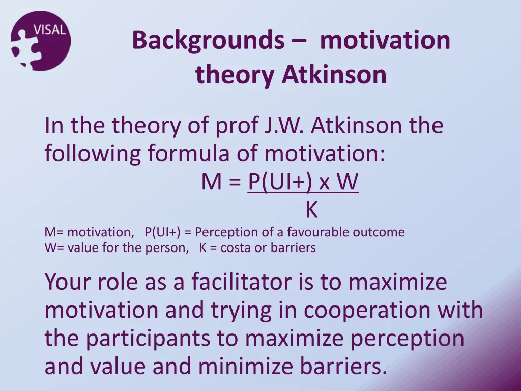 backgrounds motivation theory atkinson